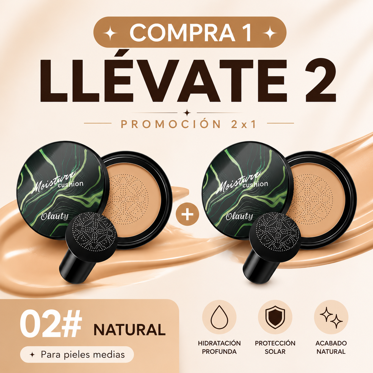 Base Moisture Cushion 2x