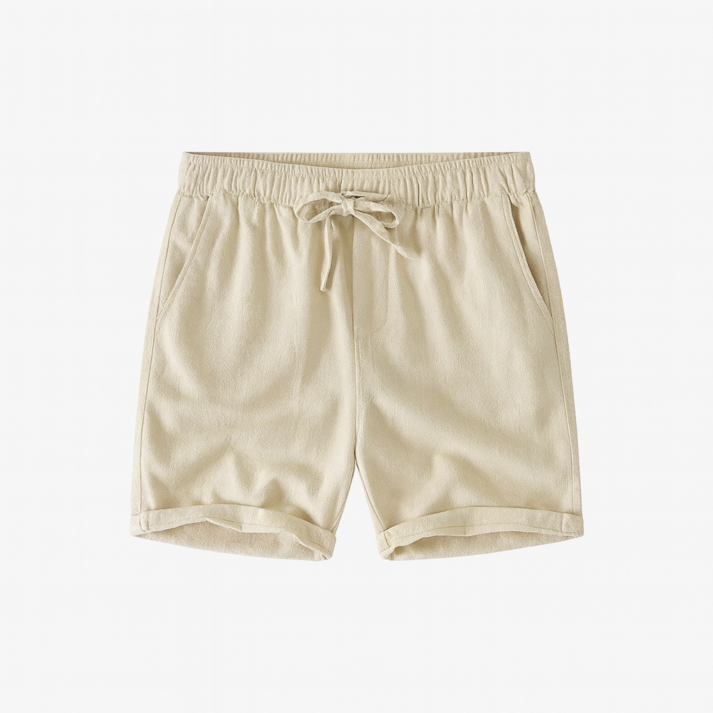 Men's Summer Linen Bermuda Shorts