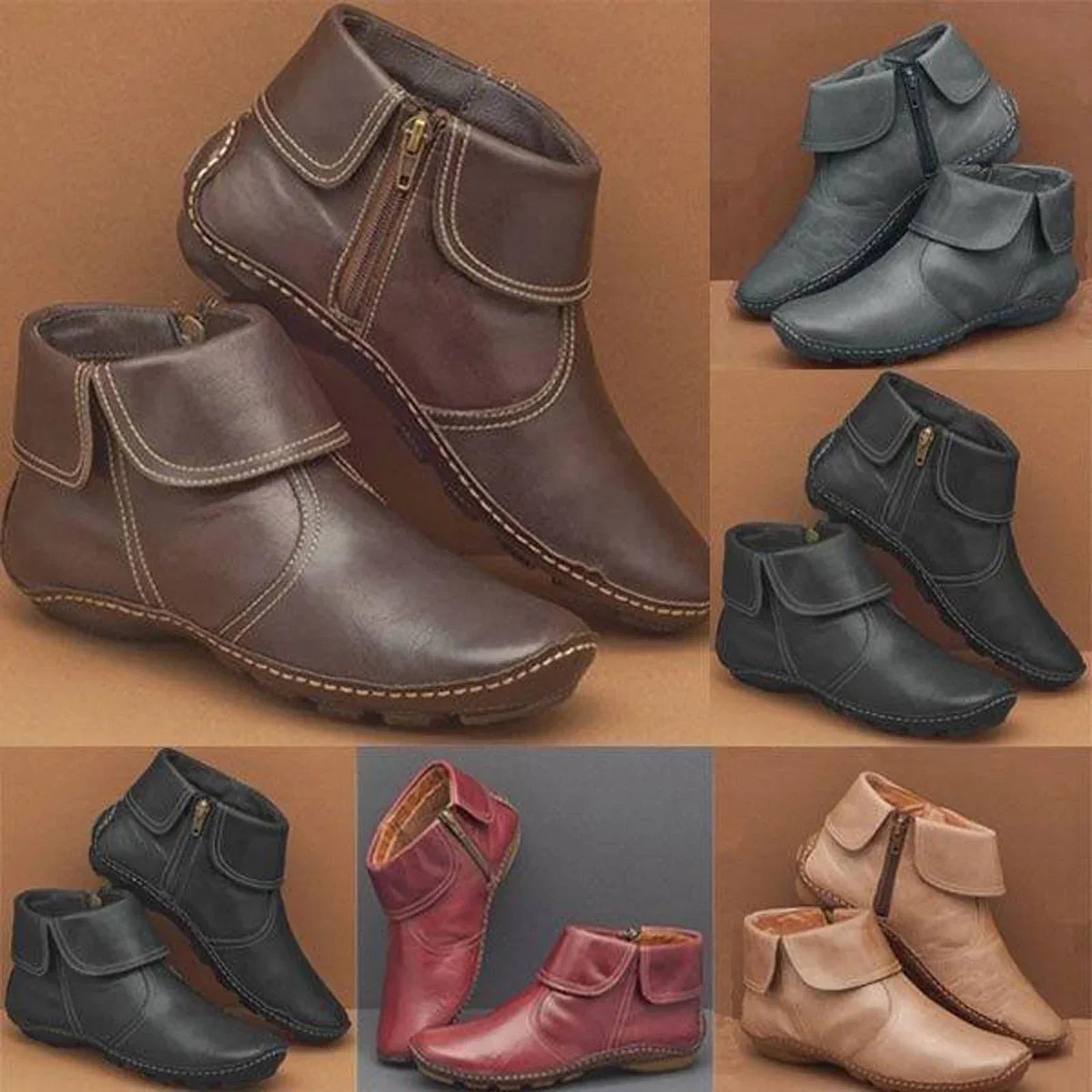 Vera™ | Supportive Ankle Boots for All-Day Comfort
