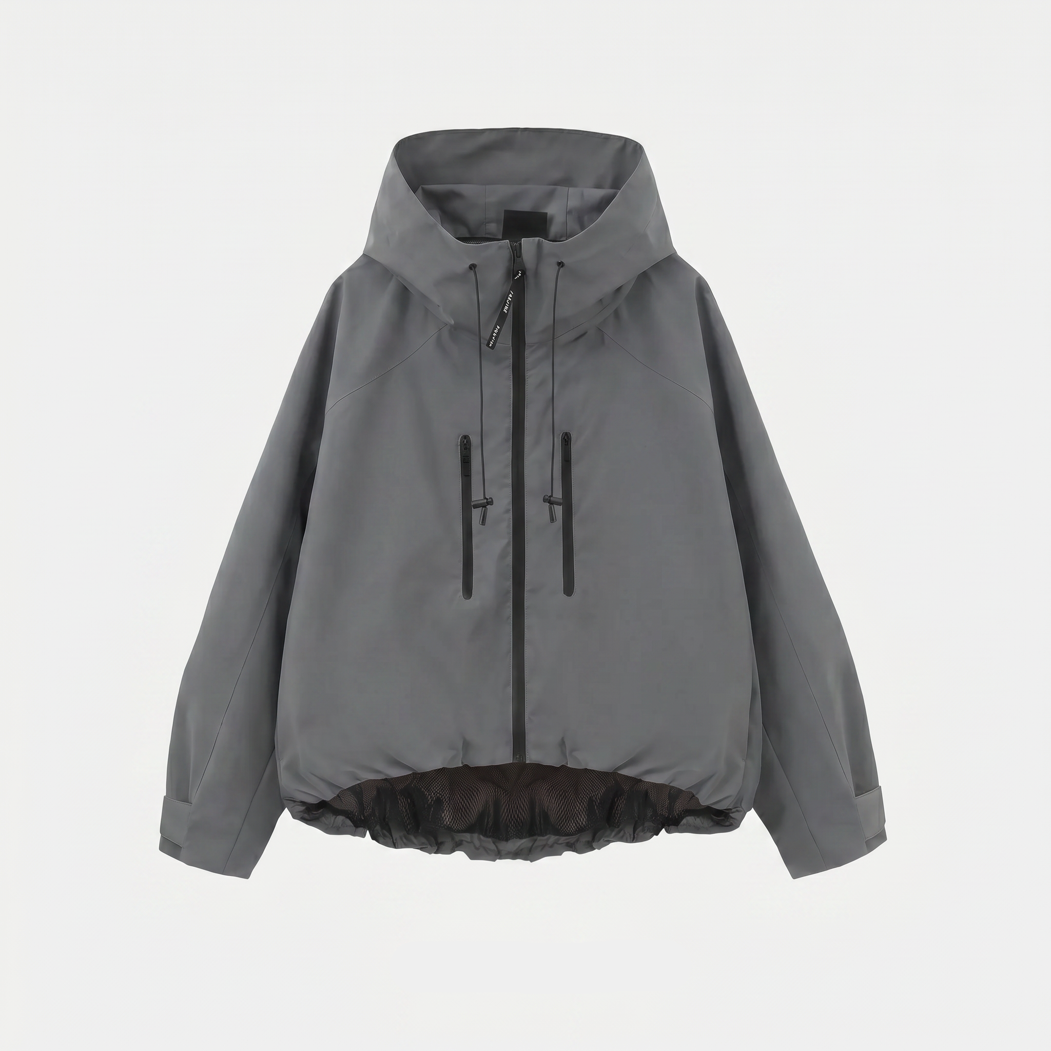 Short Oversized Rain Jacket