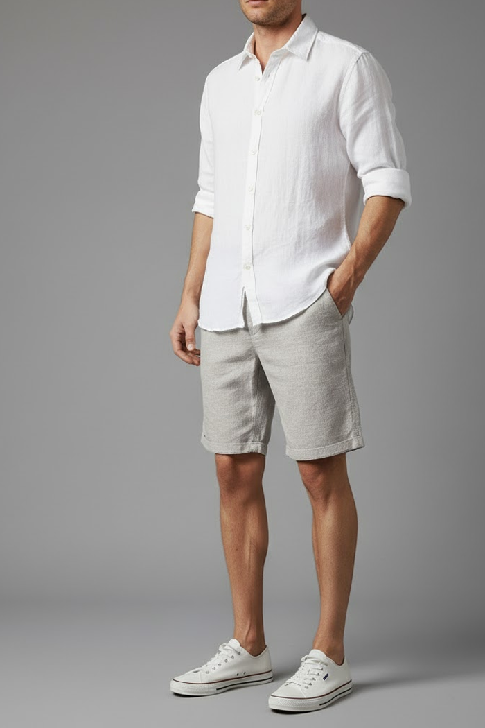 Phuket Men's Linen Shorts