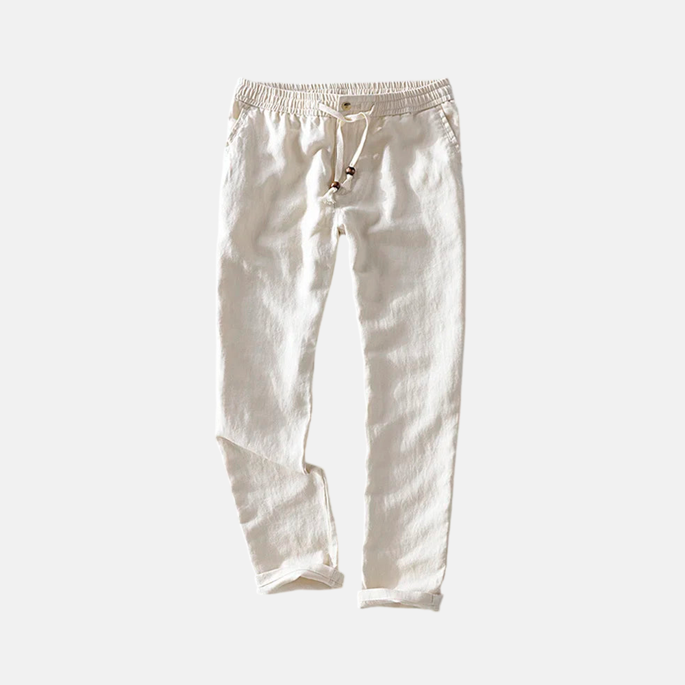 Men's Linen Trousers by Riviera