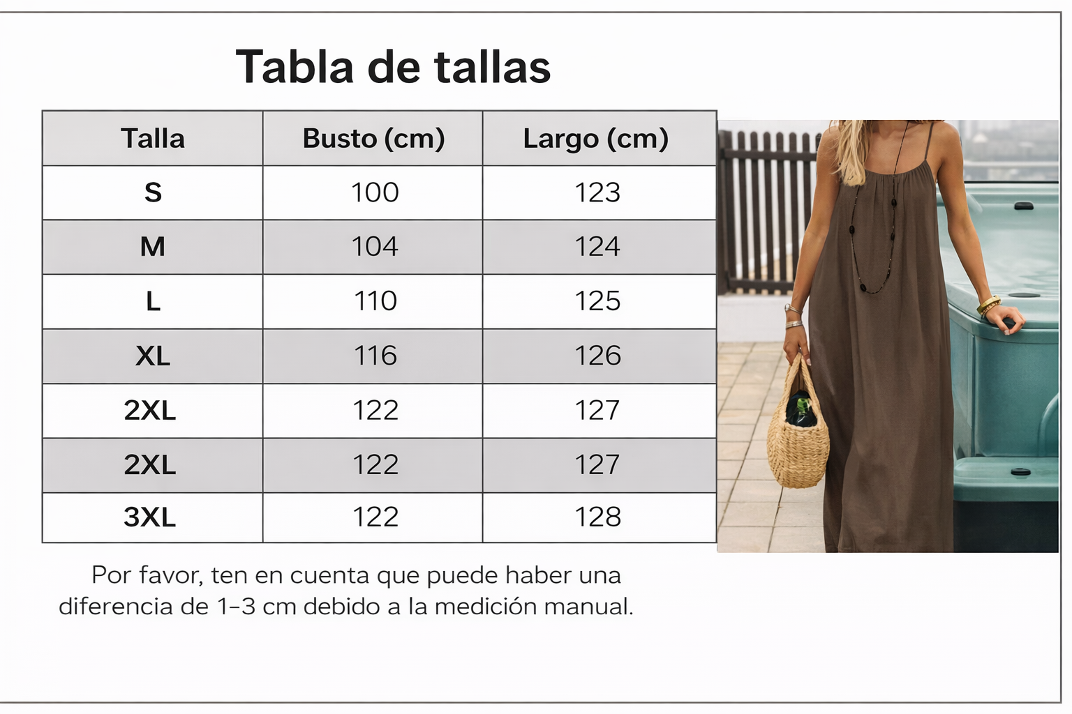 Vestido Luna Backless — Largo Sin Espalda con Tirantes Ajustables
