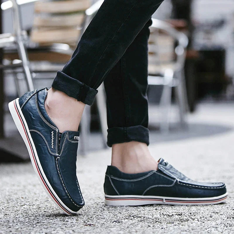 Vittorio™ | Cushioned Cowhide Loafers for All-Day Comfort