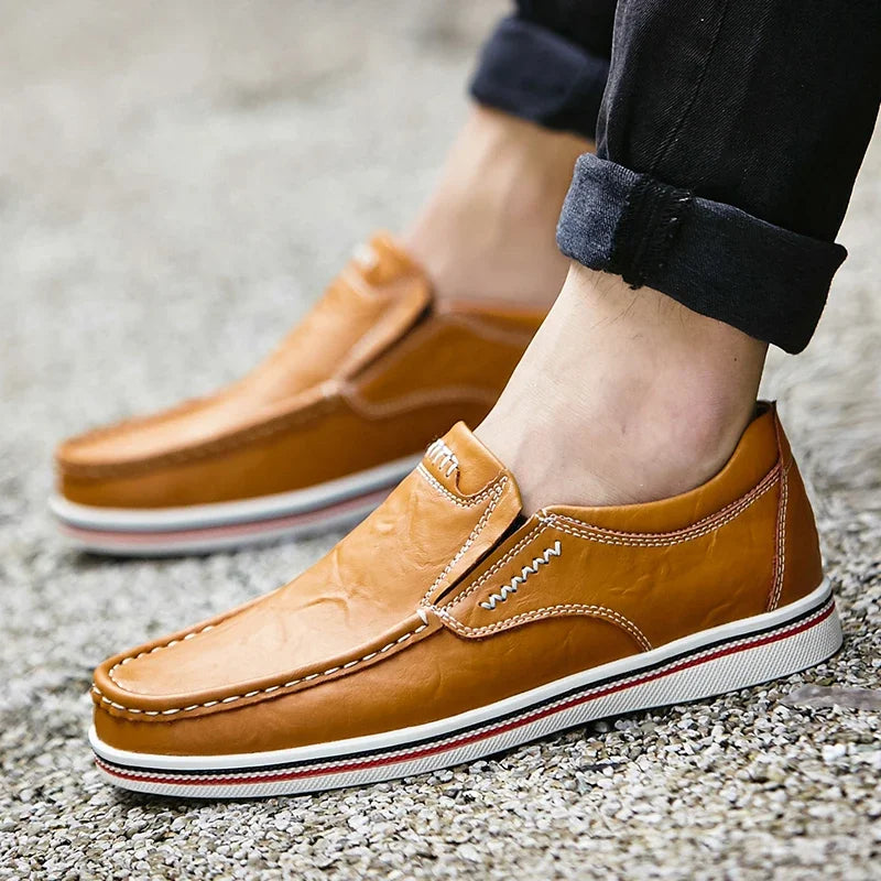 Vittorio™ | Cushioned Cowhide Loafers for All-Day Comfort