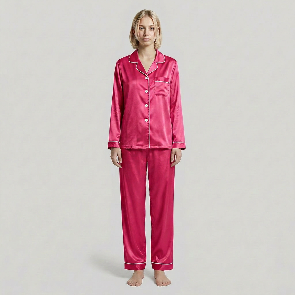 Luna Satin Pyjamas Set