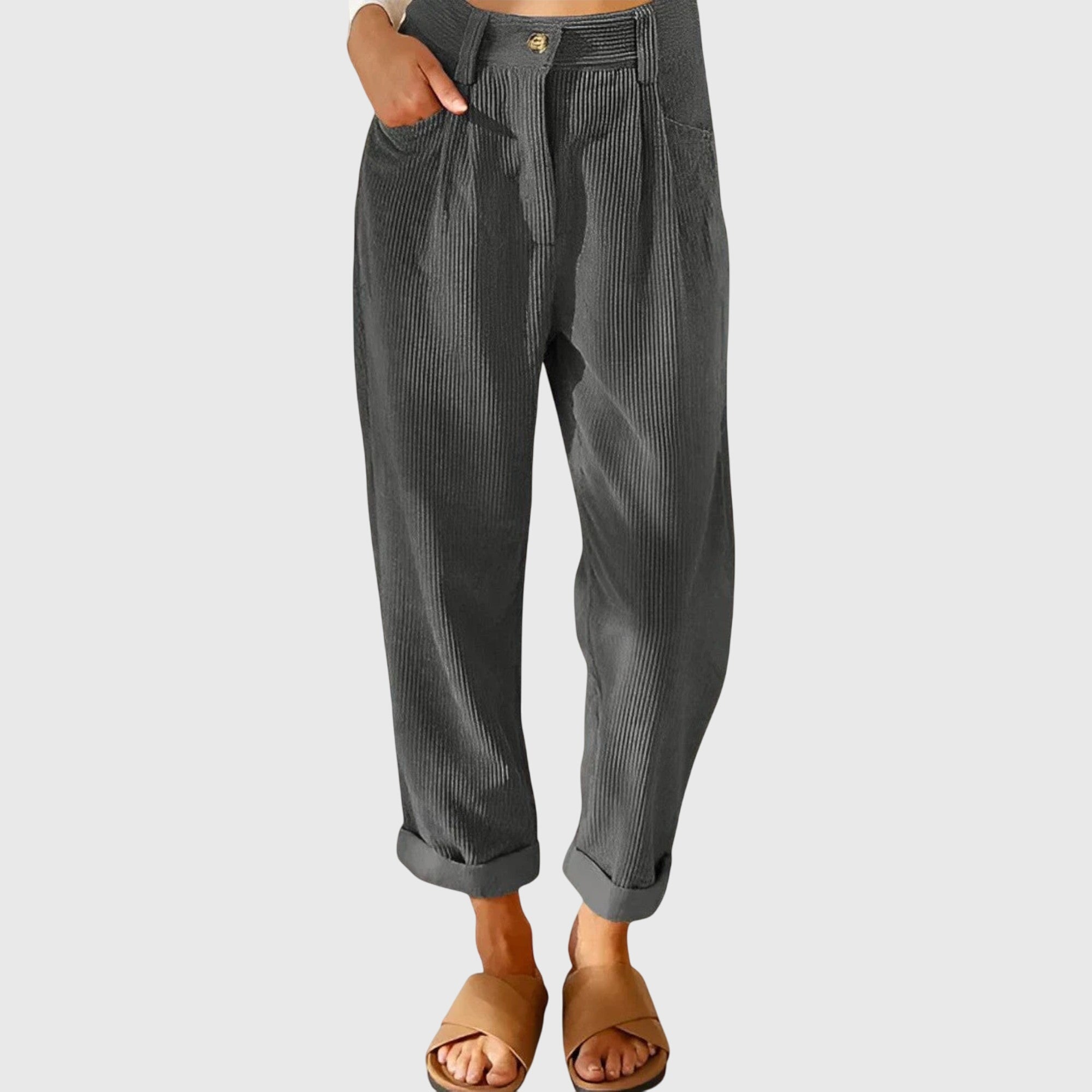 Jana | Modern Cord Trousers