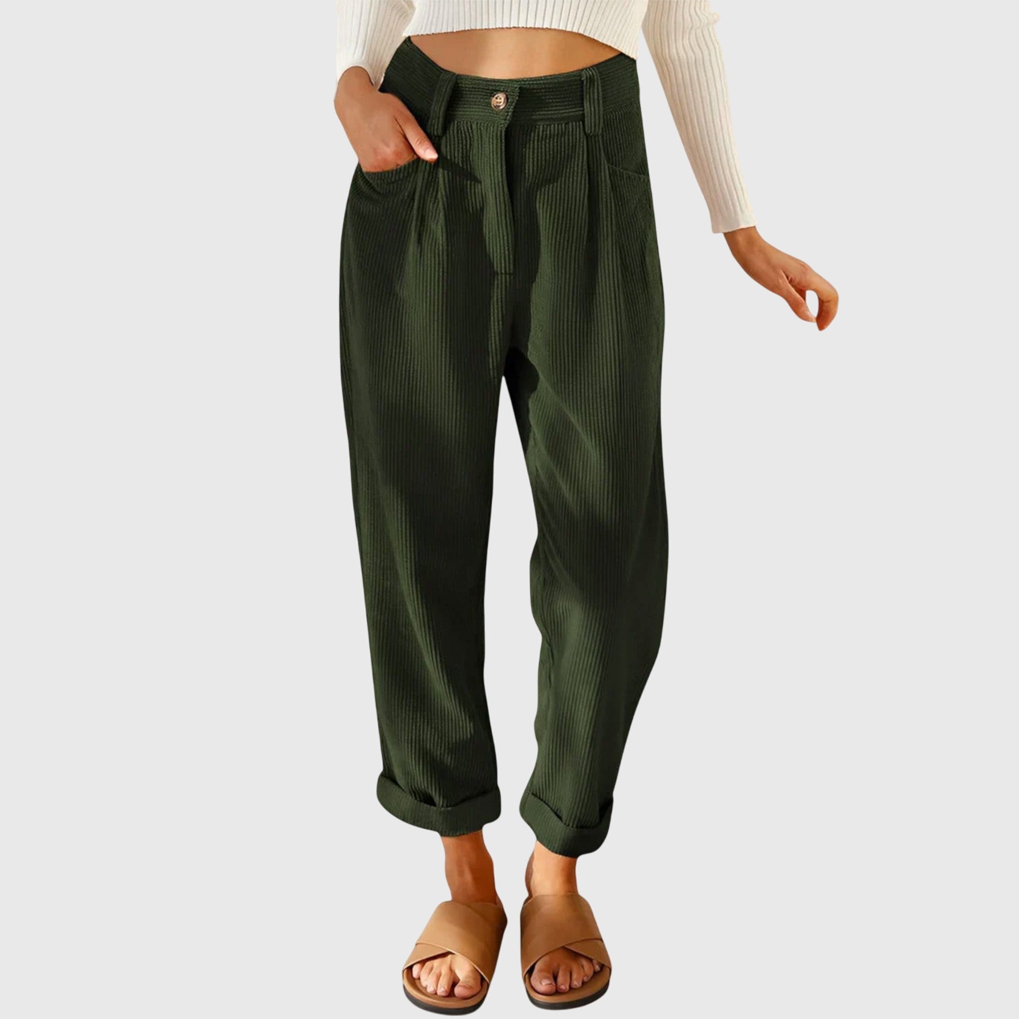 Jana | Modern Cord Trousers