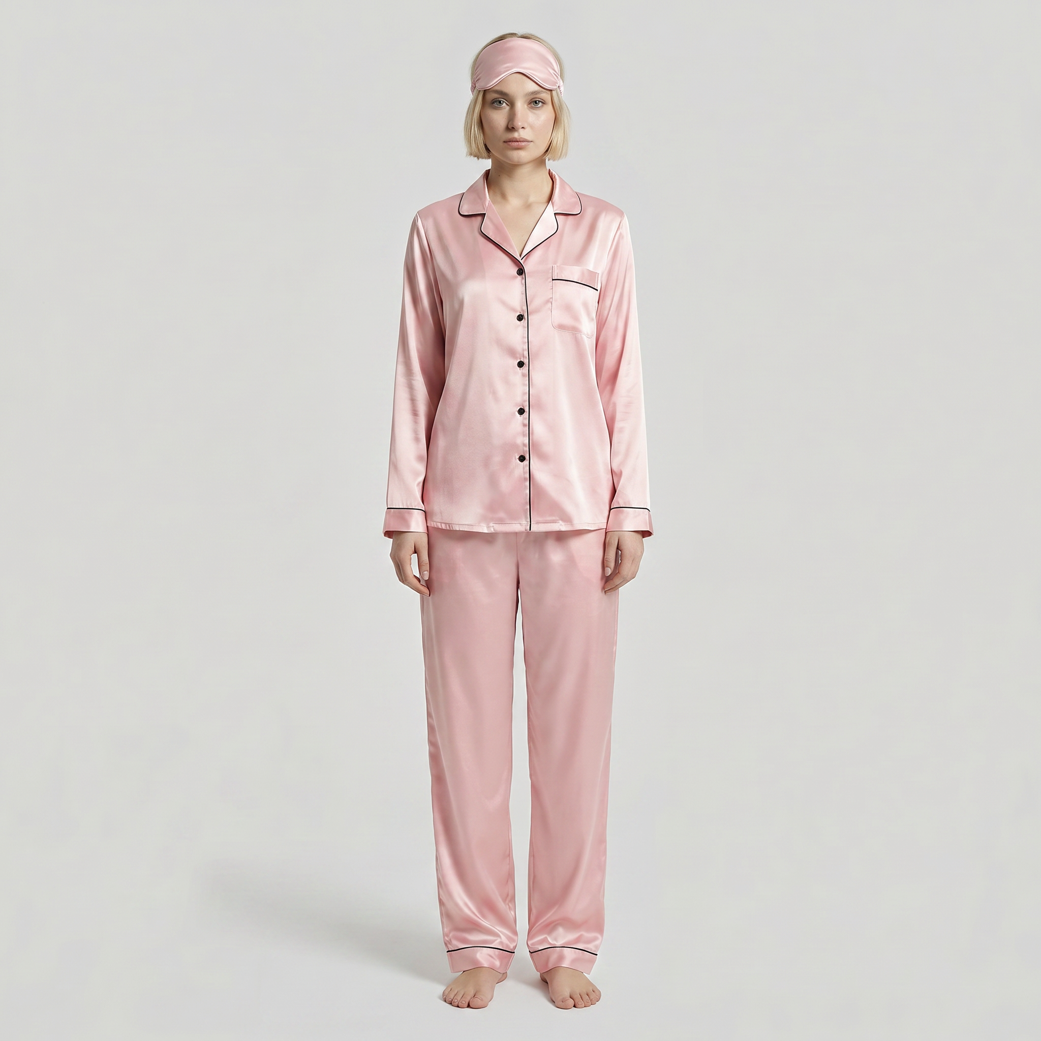 Luna Satin Pyjamas Set