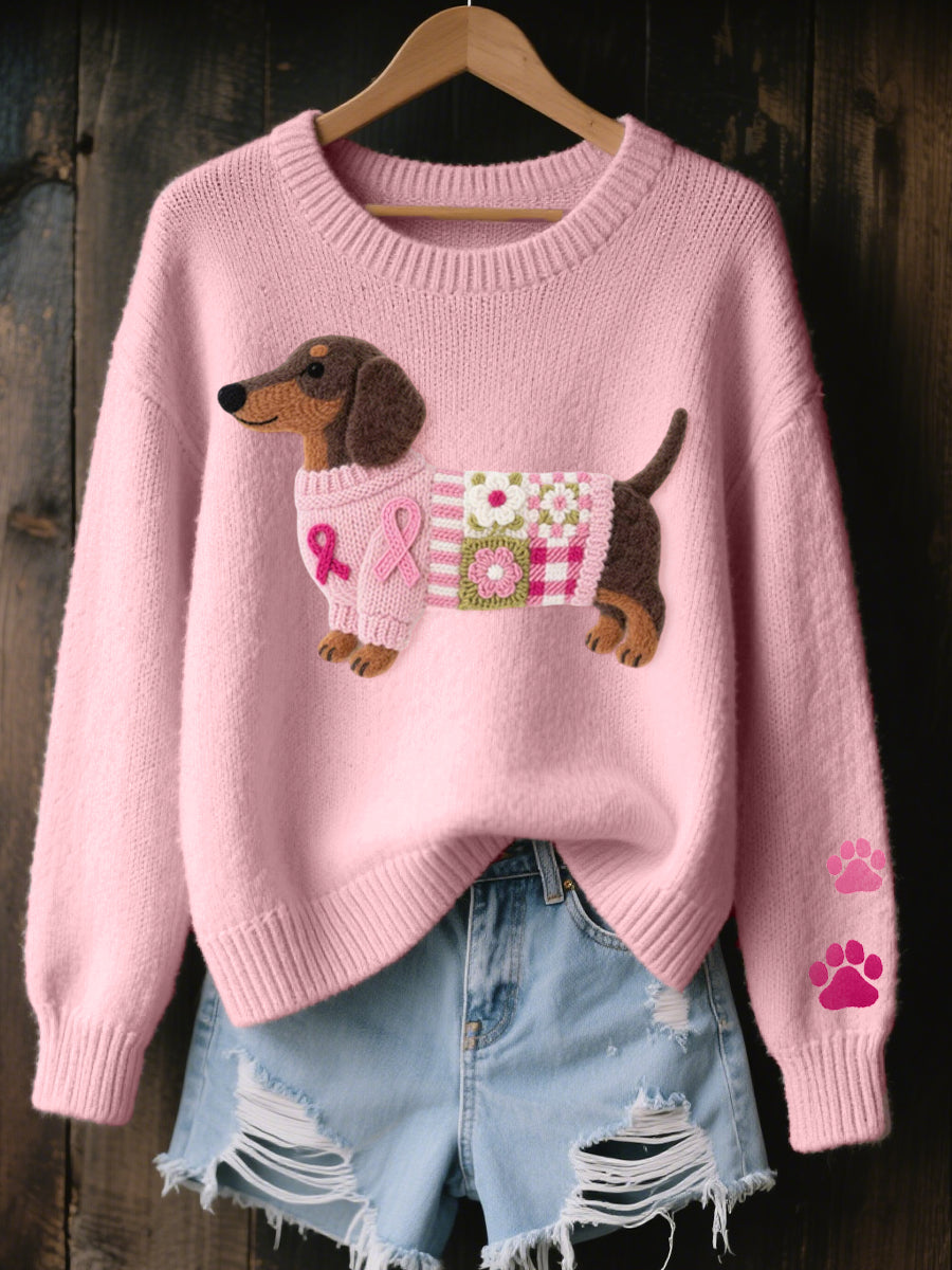 Navelin | Dachshund Motif Sweater