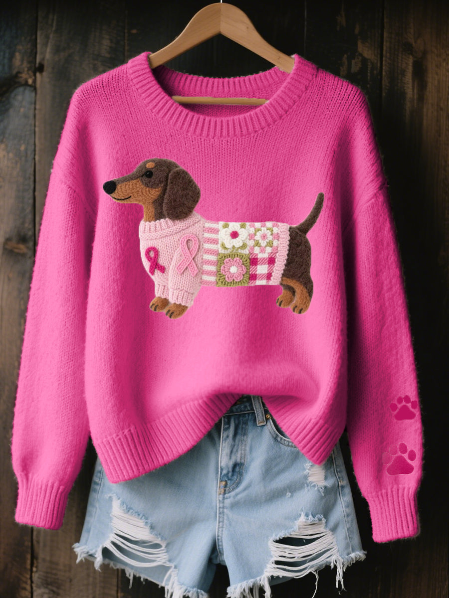 Navelin | Dachshund Motif Sweater