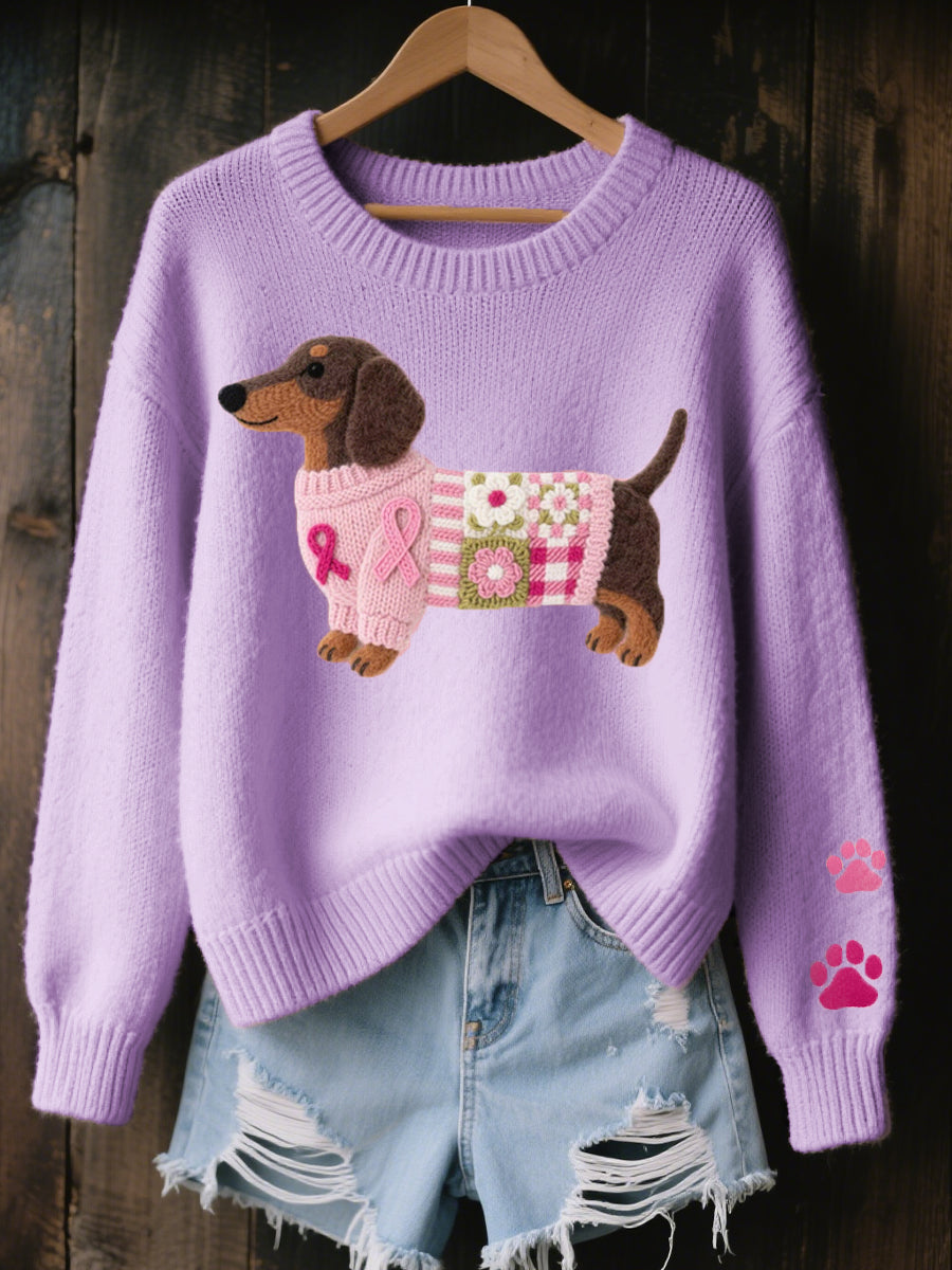 Navelin | Dachshund Motif Sweater