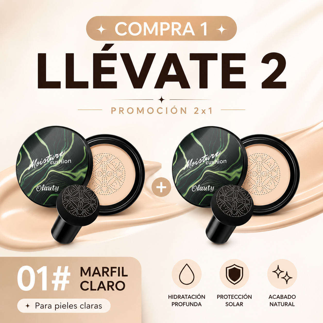 Base Moisture Cushion 2x