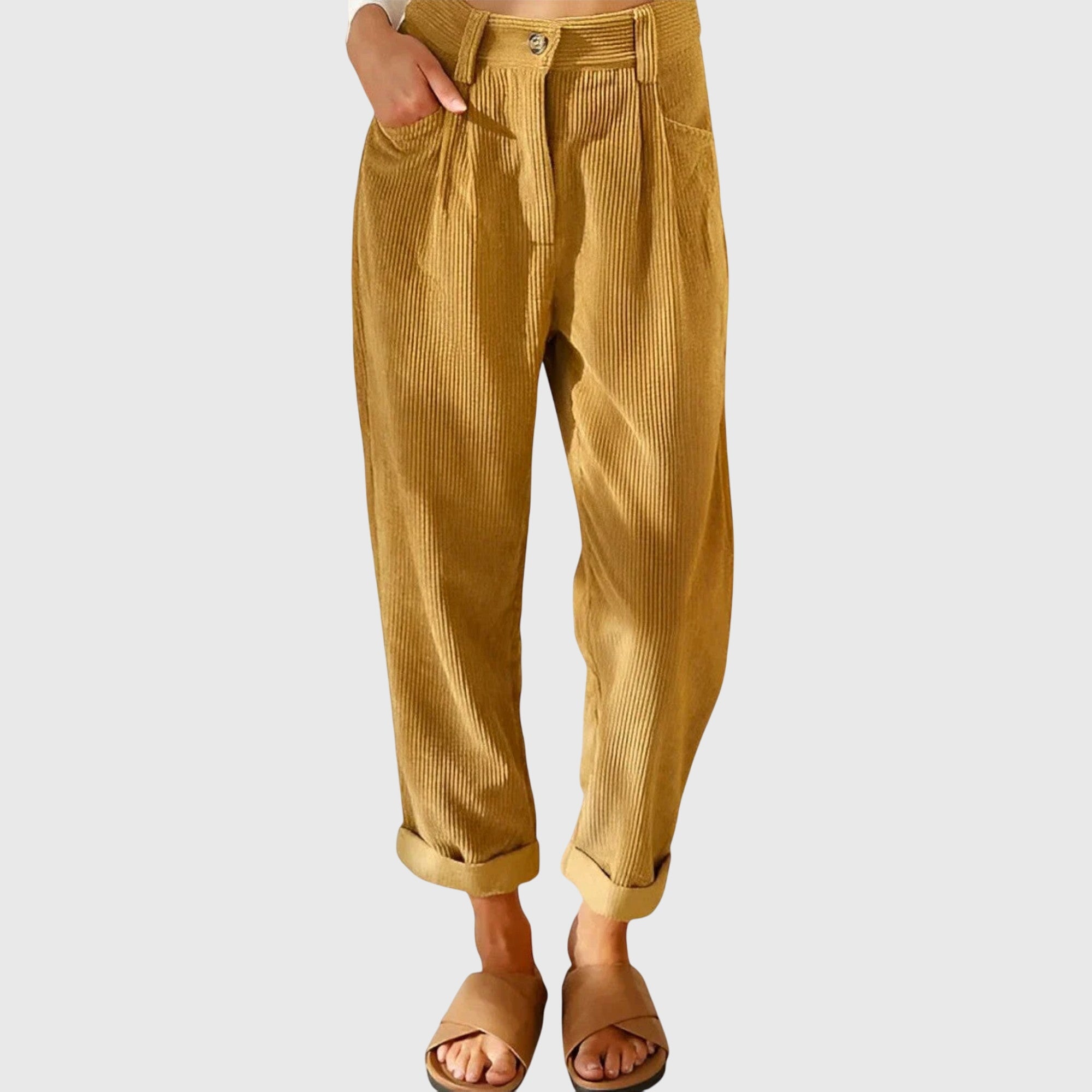 Jana | Modern Cord Trousers