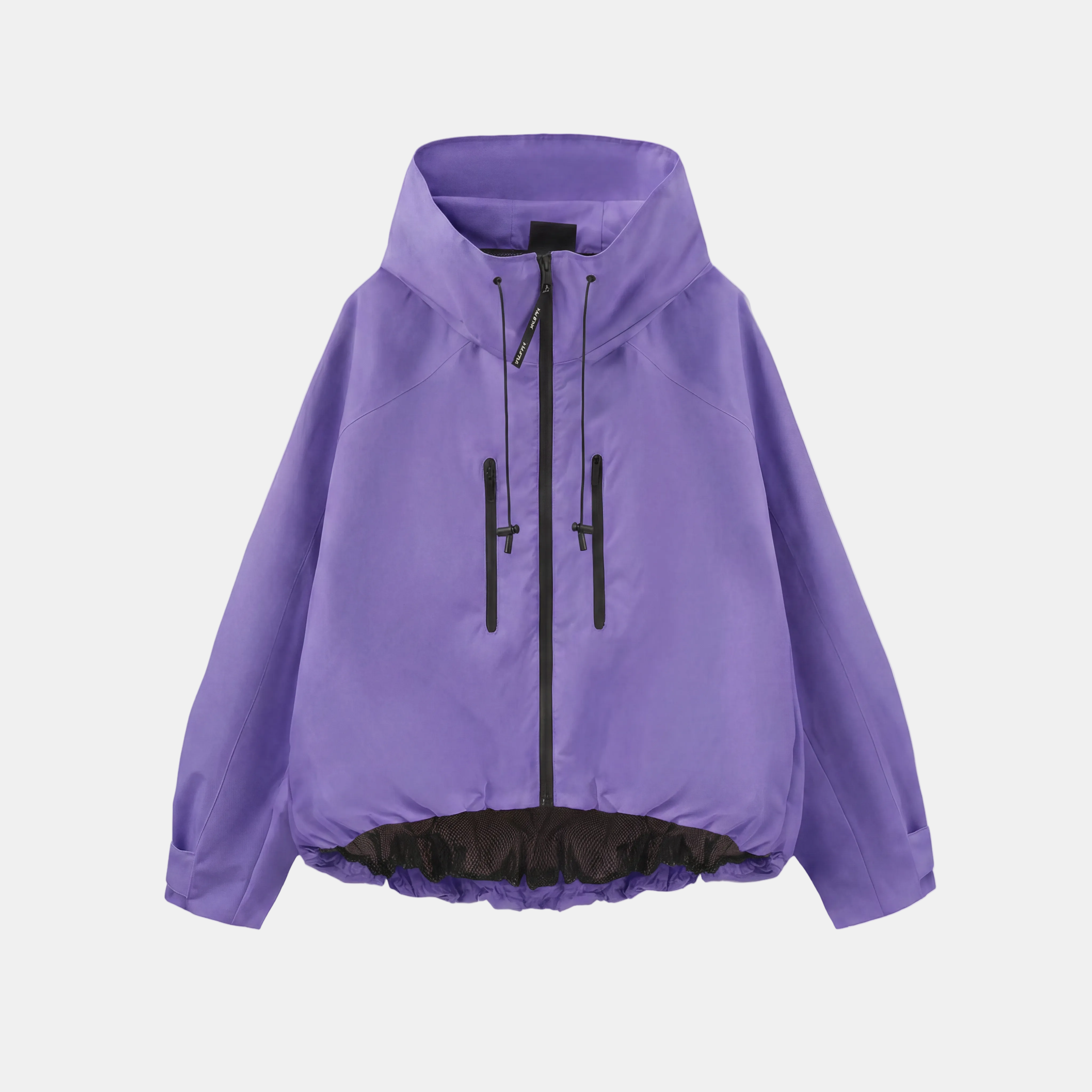 Short Oversized Rain Jacket