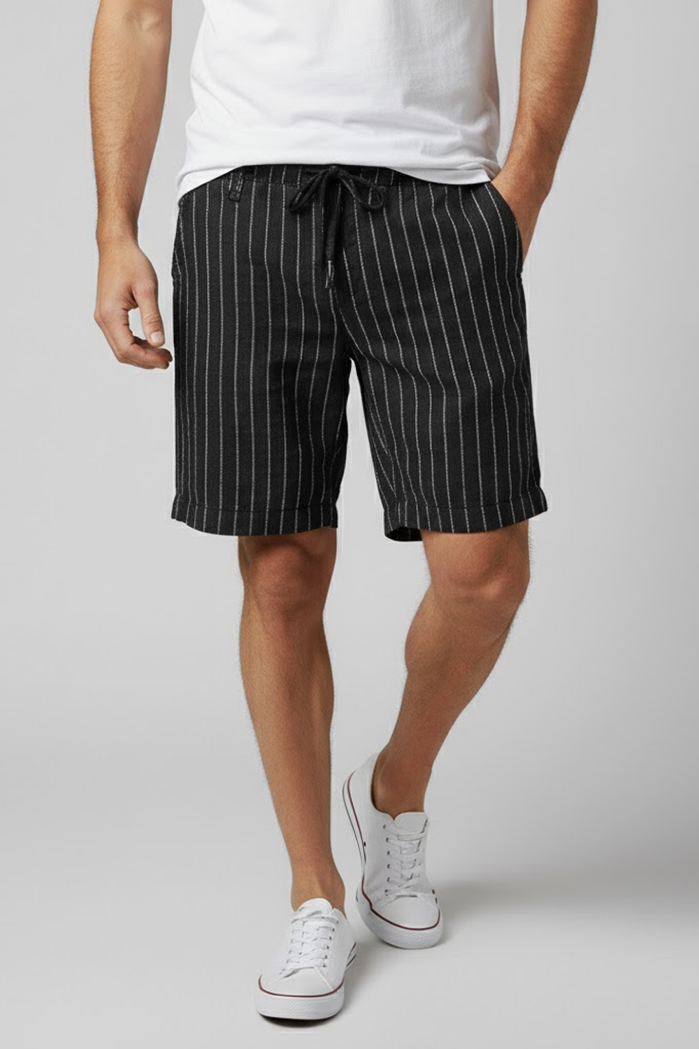 Firenze Men's Linen Bermuda Shorts