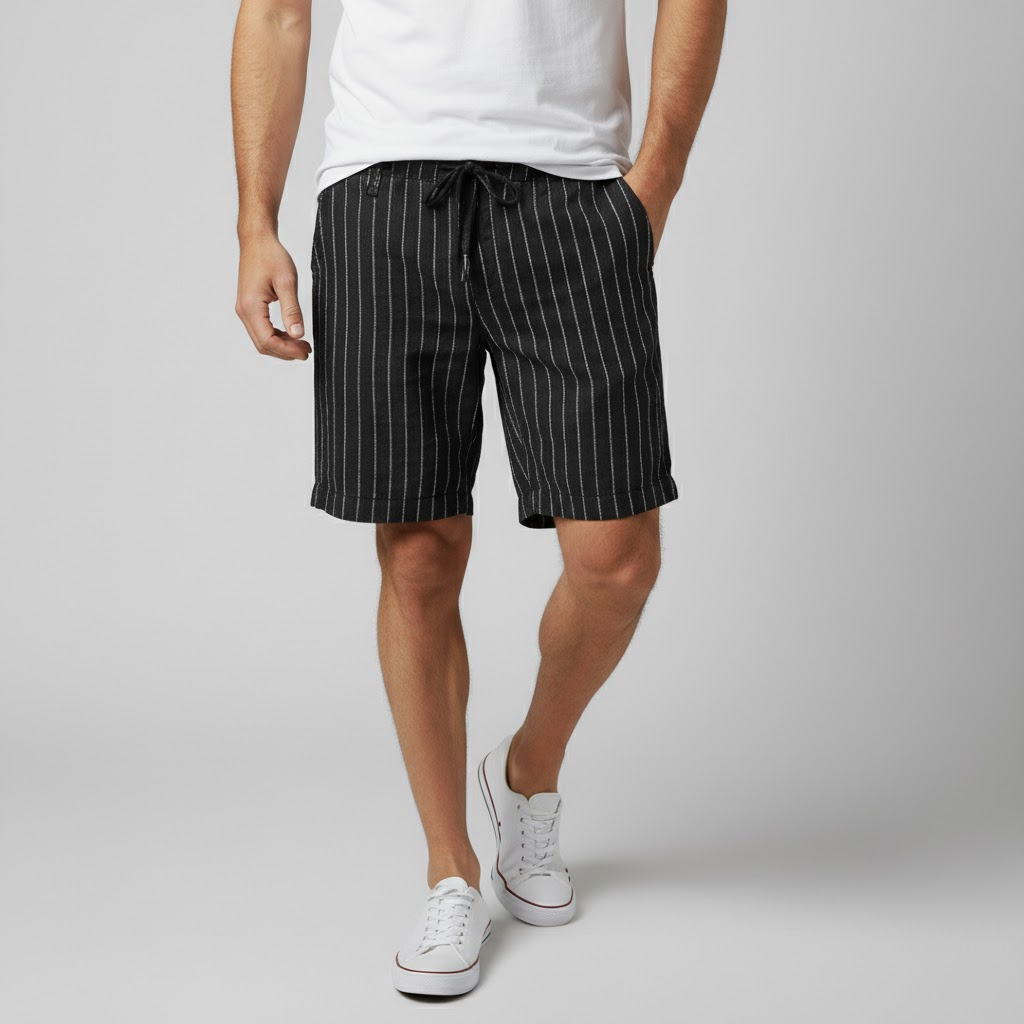 Firenze Men's Linen Bermuda Shorts