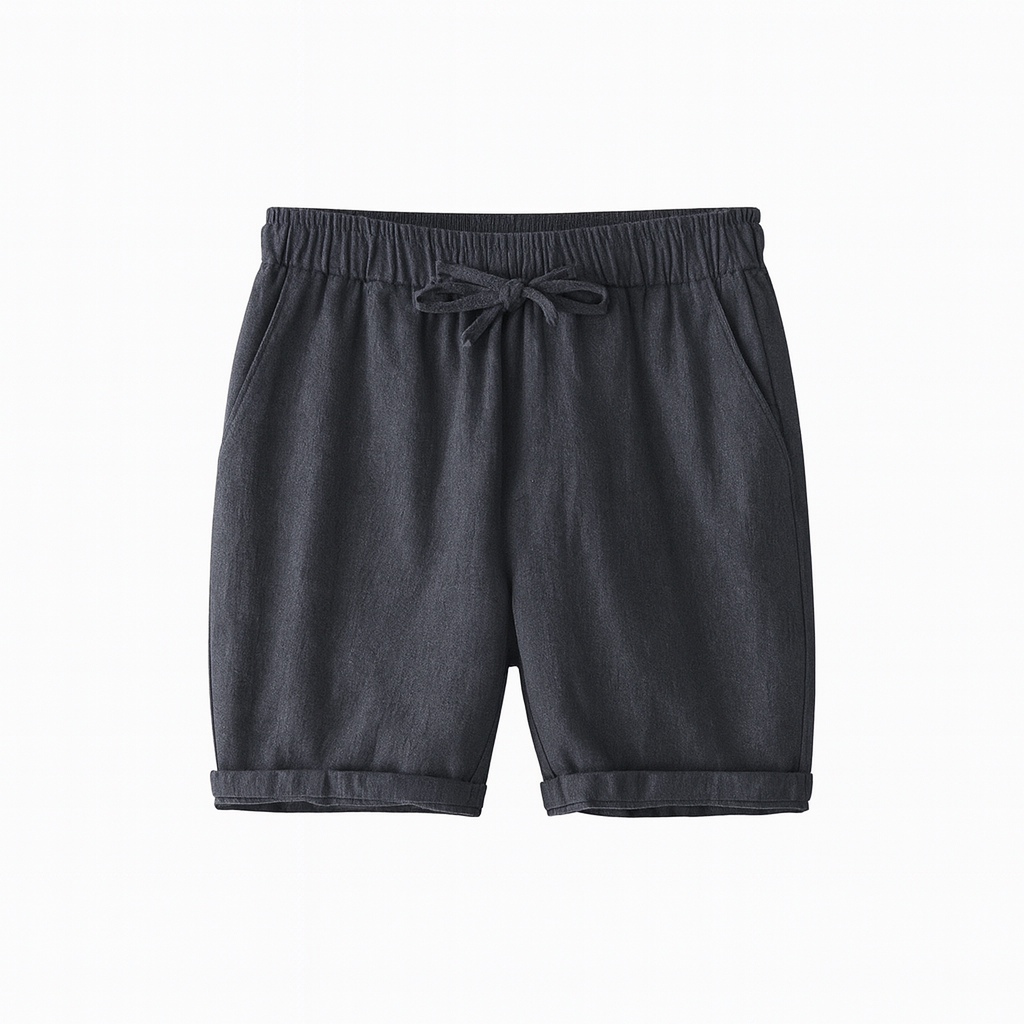 Men's Summer Linen Bermuda Shorts