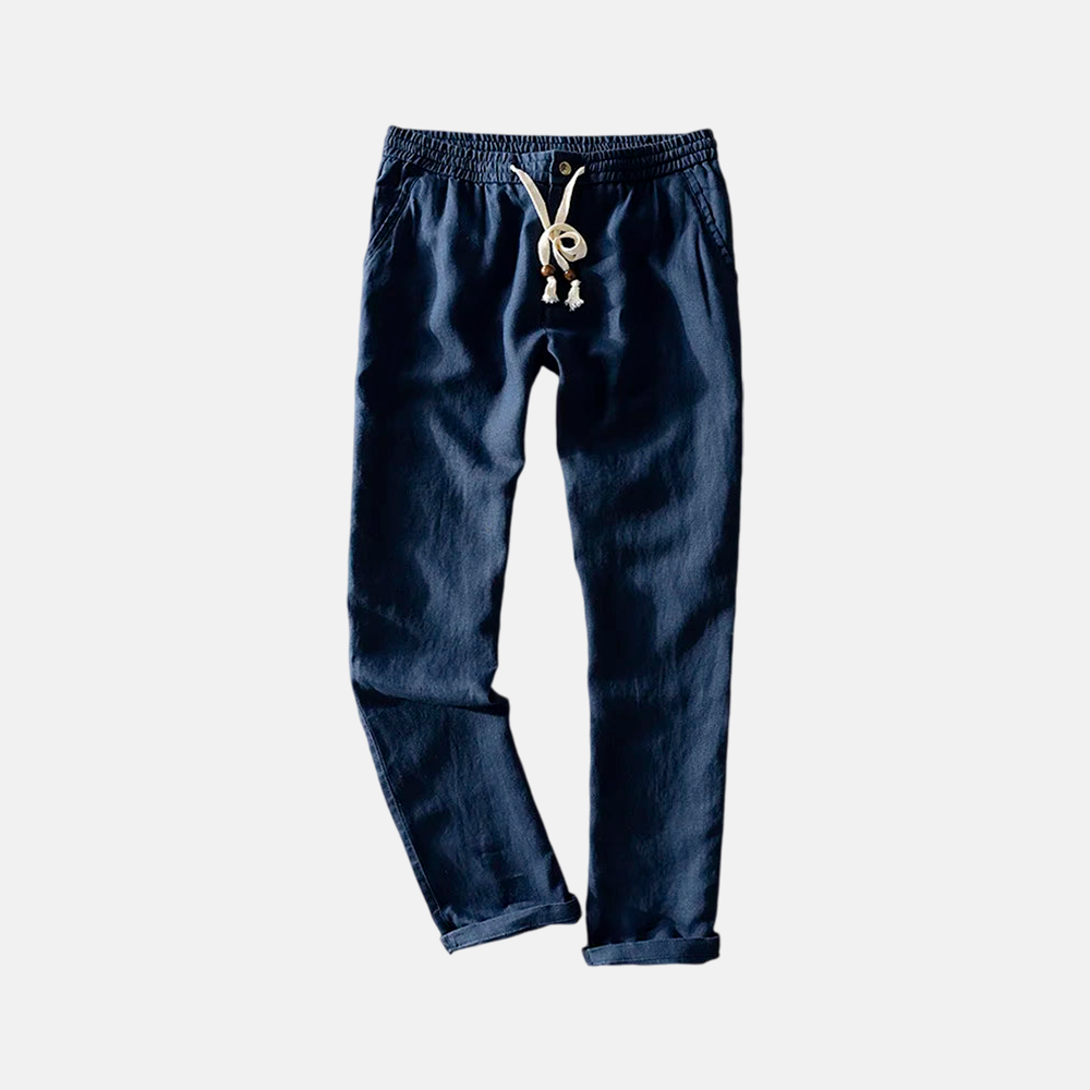 Men's Linen Trousers by Riviera