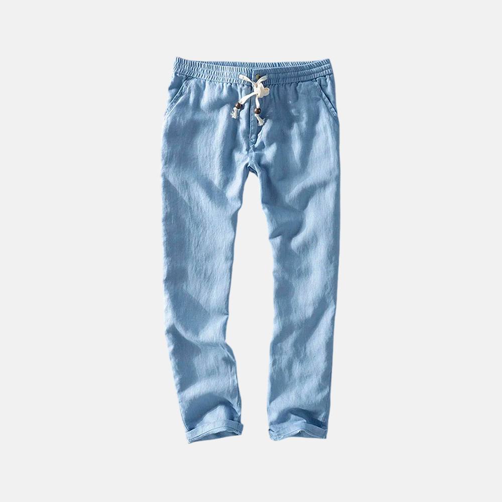 Men's Linen Trousers by Riviera
