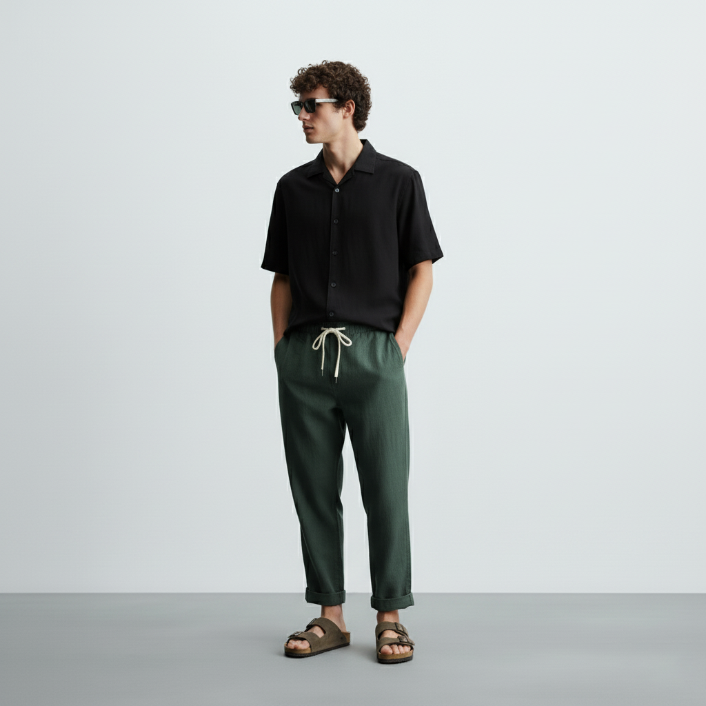 Ischia Men's Linen Trousers