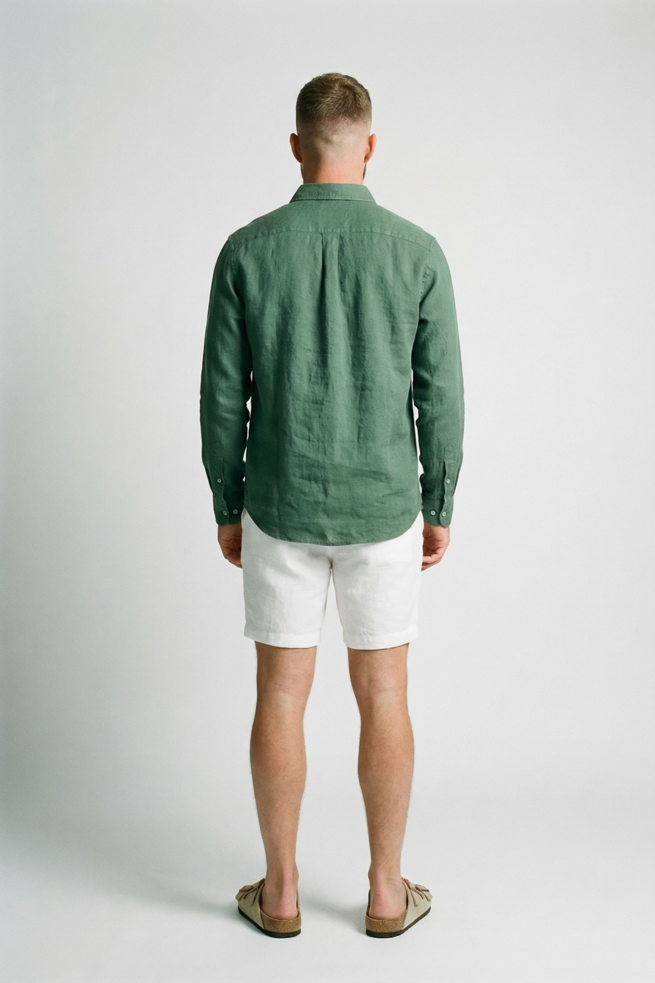 Men's Linen Shirt with Pocket