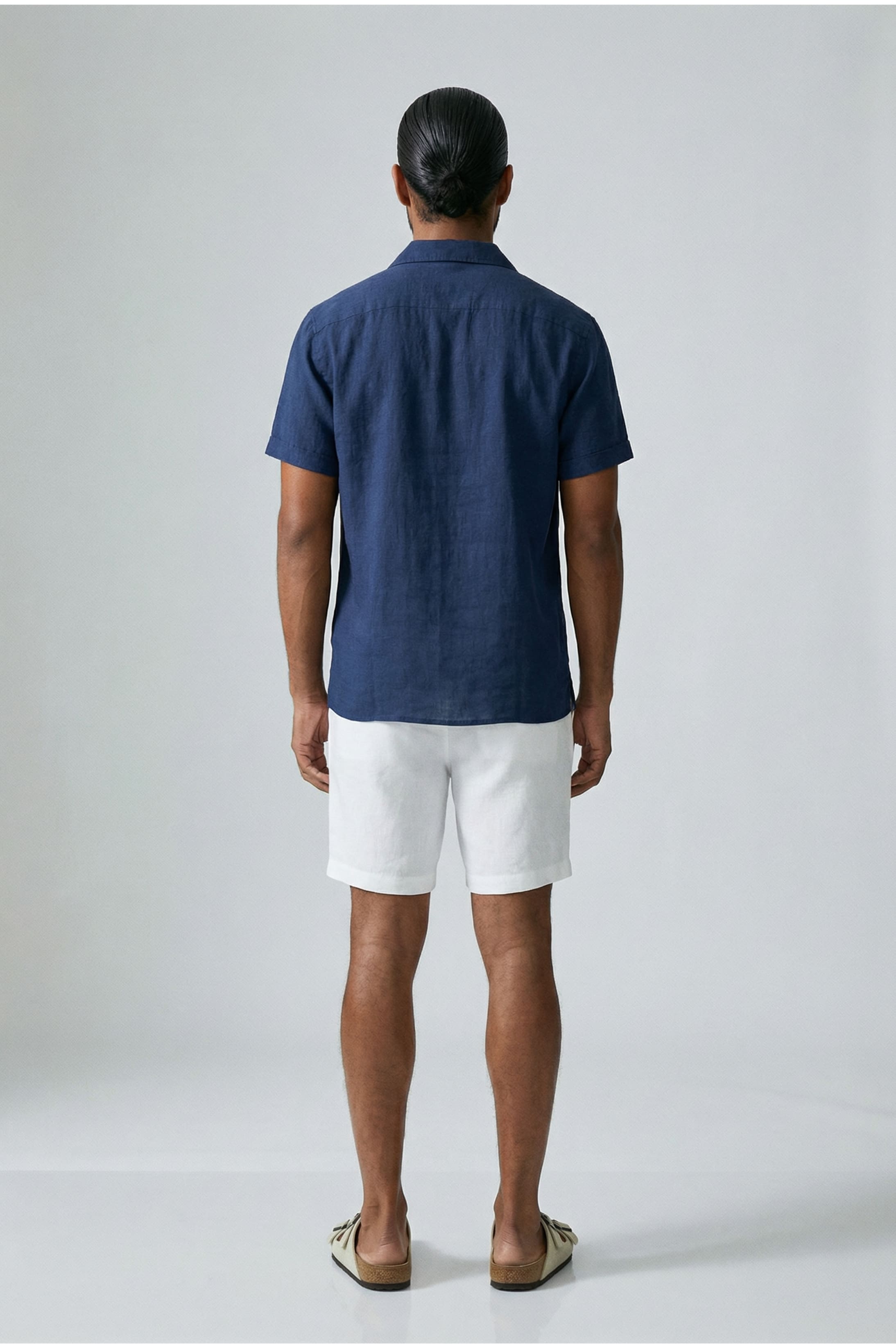 Men's Linen Tourist Collar Shirt