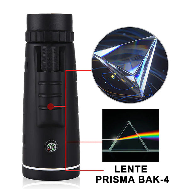 Telescopio Portátil con Visión Nocturna 500x Estrella