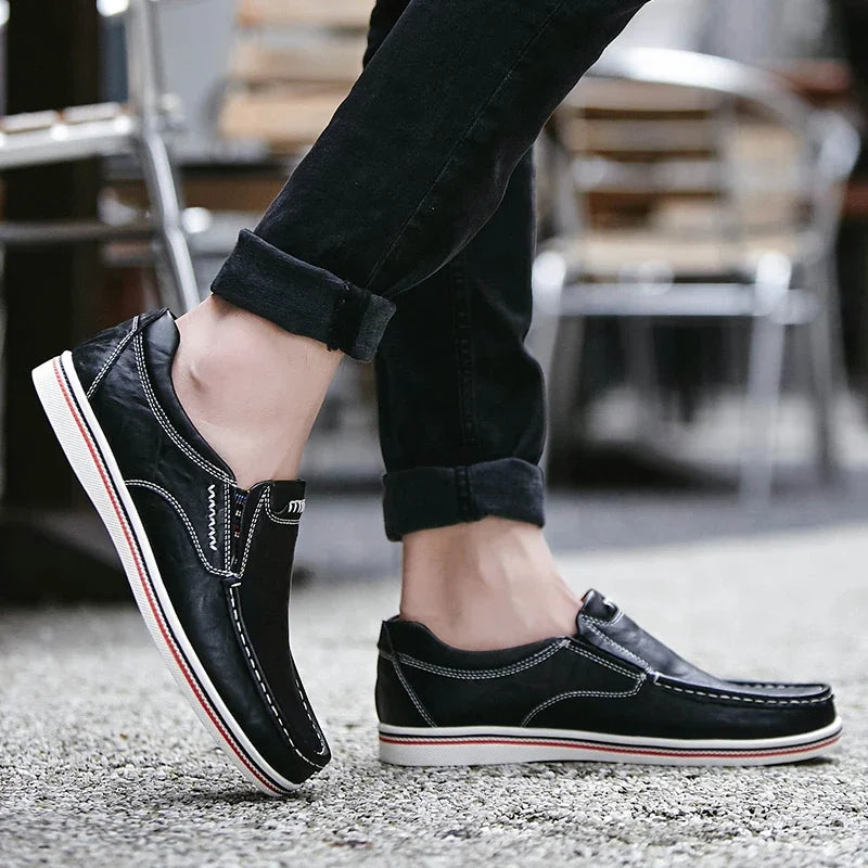 Vittorio™ | Cushioned Cowhide Loafers for All-Day Comfort