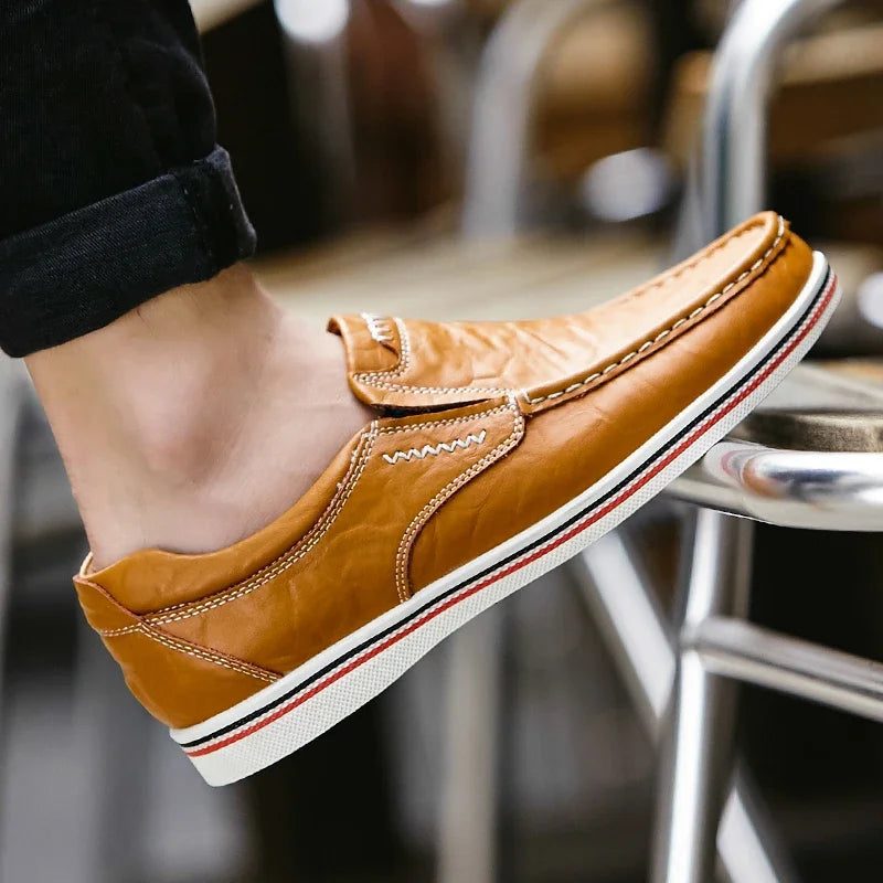 Vittorio™ | Cushioned Cowhide Loafers for All-Day Comfort