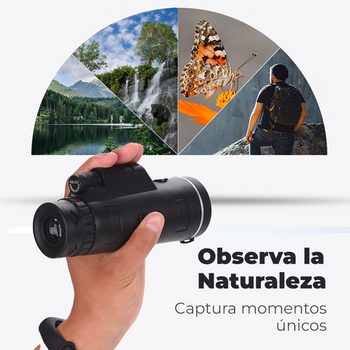 Telescopio Portátil con Visión Nocturna 500x Estrella