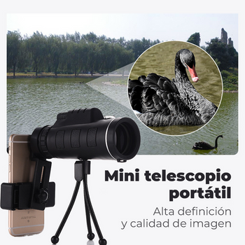Telescopio Portátil con Visión Nocturna 500x Estrella