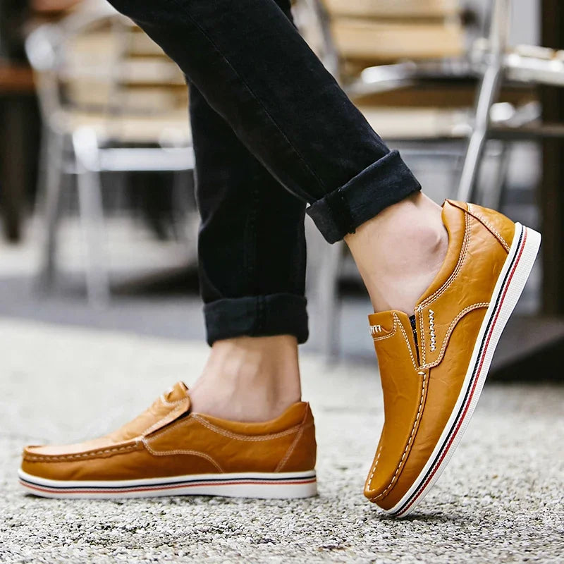 Vittorio™ | Cushioned Cowhide Loafers for All-Day Comfort