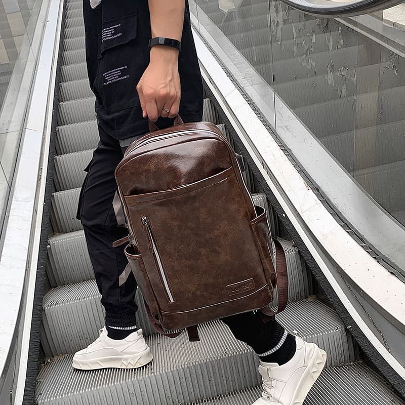 Venice Premium Leather Executive Backpack