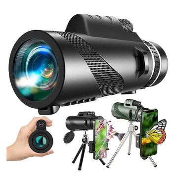 Telescopio Portátil con Visión Nocturna 500x Estrella
