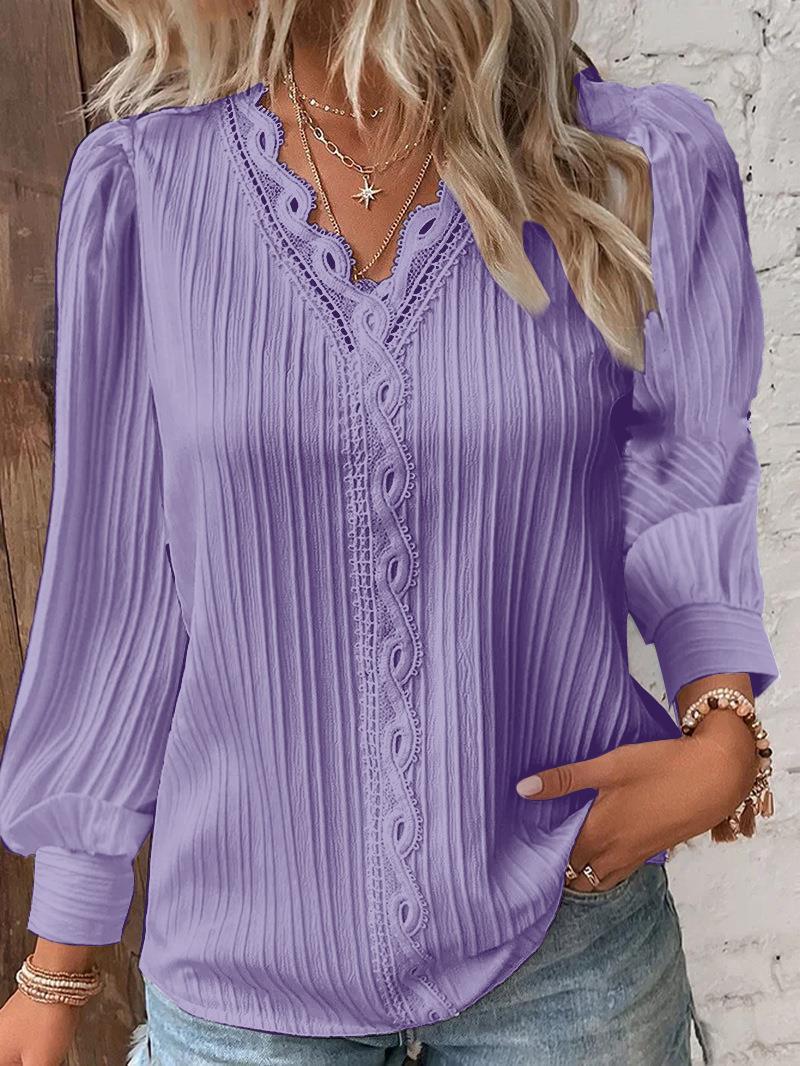 Orlisse | Elegant Solid Blouse