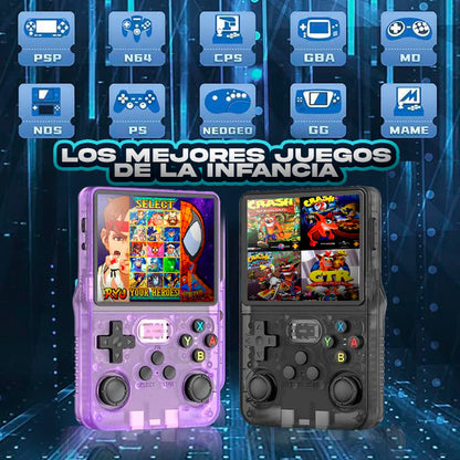 Anbernic™ PLUS Retro Arcade de Bolsillo [Más de 15.000 juegos clásicos]