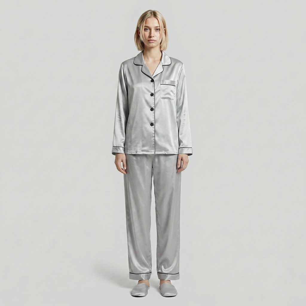 Luna Satin Pyjamas Set